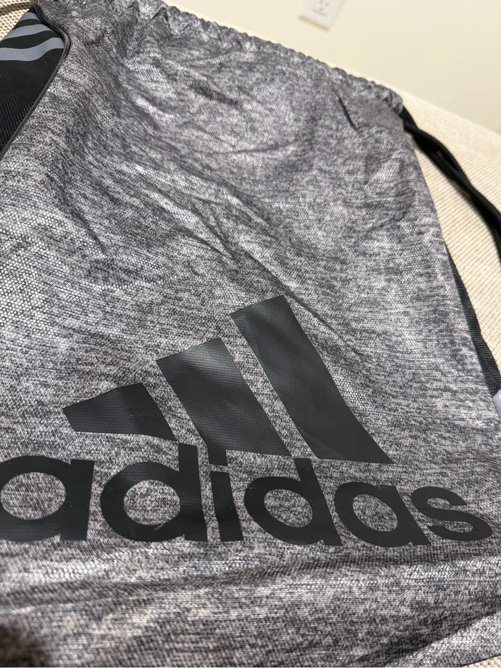 adidas Alliance II Drawstring Sackpack Gym Bag Gray/Black